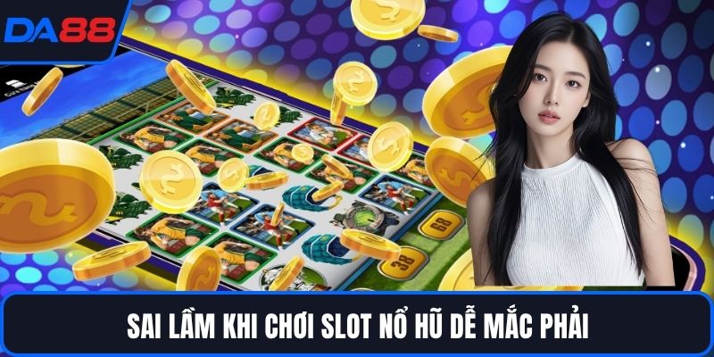 Sai lầm khi chơi slot nổ hũ dễ mắc phải